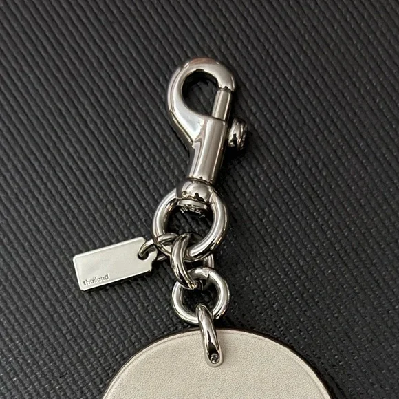 COACH MS PAC-MAN PINKY GHOST KEYCHAIN - Picture 7 of 8